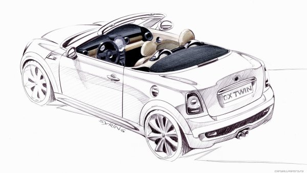 Кабриолет рисунок