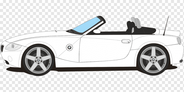 Машина мультяшная без фона