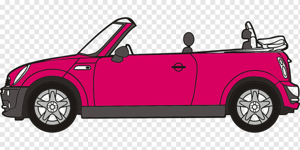 Мультяшная машинка кабриолет