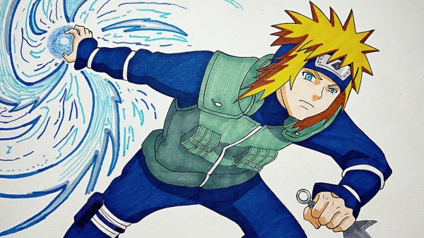 Как нарисовать Минато Намикадзе