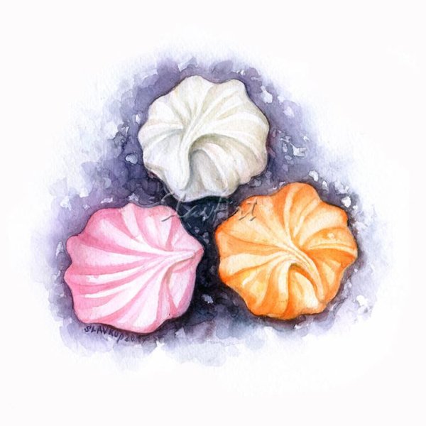 Зефир иллюстрация