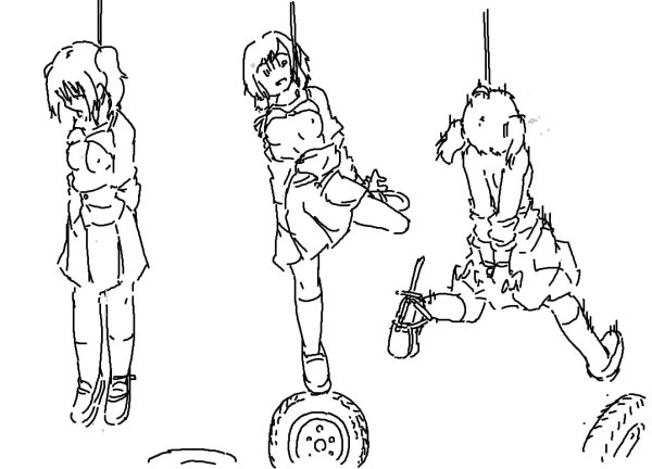 Марк Десадов рисунки повешение