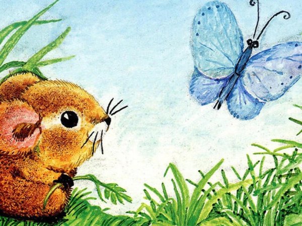 Из сказки Бианки мышонок пик