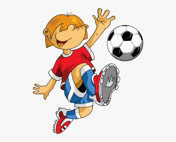 Мальчик футболист мультяшный