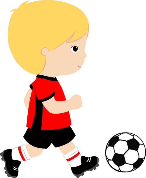 Мальчик с мячом мультяшный