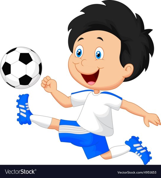 Футболист мультяшный