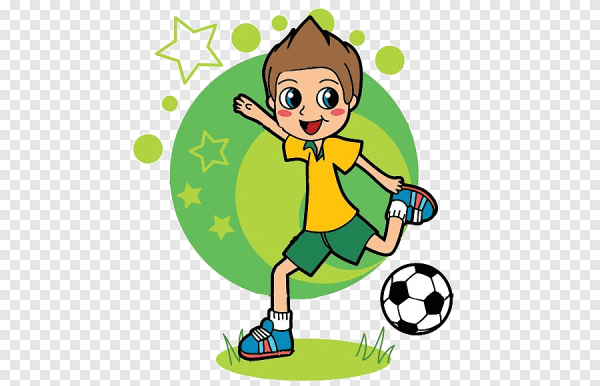 Мальчик футболист мультяшный