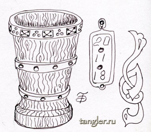 Нарисовать ступу