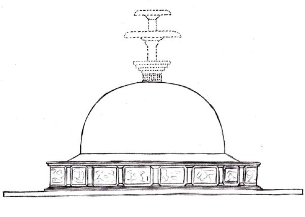 Ступа рисунок