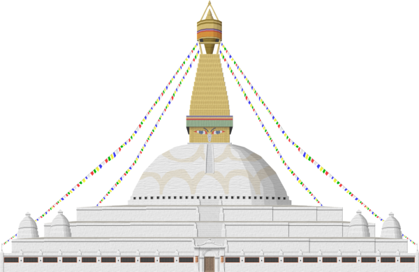 Пиктограмма буддистская ступа