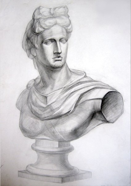 Аполлон Бельведерский голова