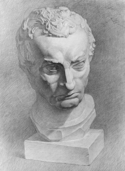 Гипсовая голова Венеры Милосской