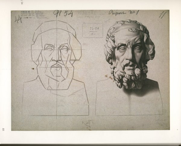 Голова Венеры Милосской Академический рисунок