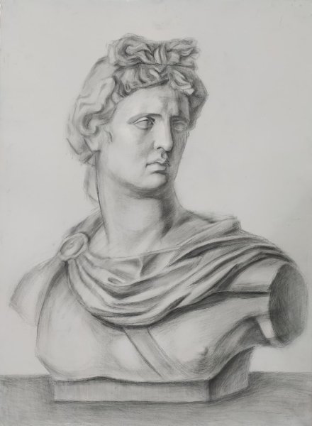 Софокл гипс рисунок