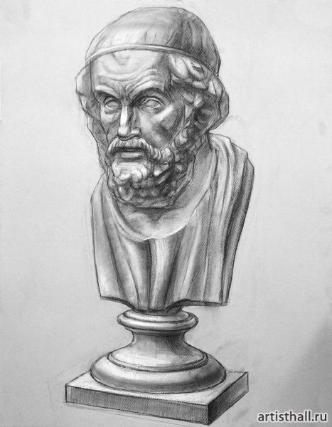 Скульптура древней Греции рисунок