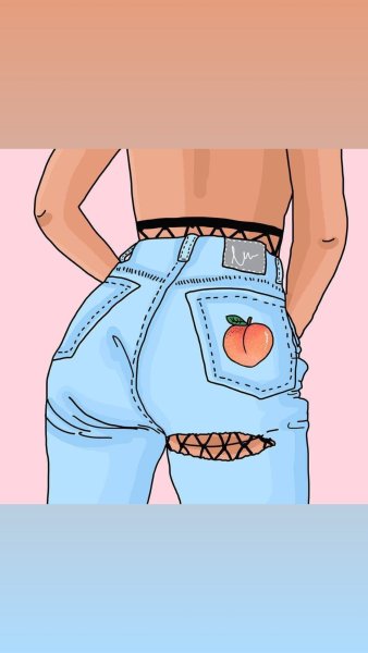 Рисунок попы