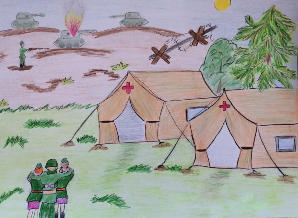 Поле боя рисунок