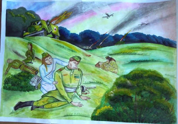 Поле боя зарисовки