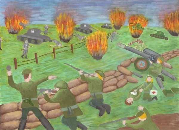 Рисунки о войне