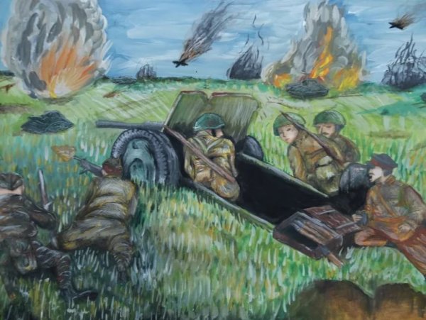 Рисунок на тему Великая Отечественная война