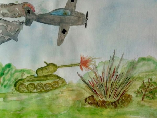 Поле боя рисунок