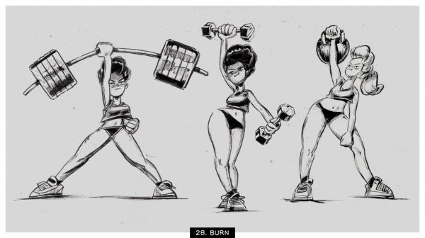 Рисунки на тему фитнес