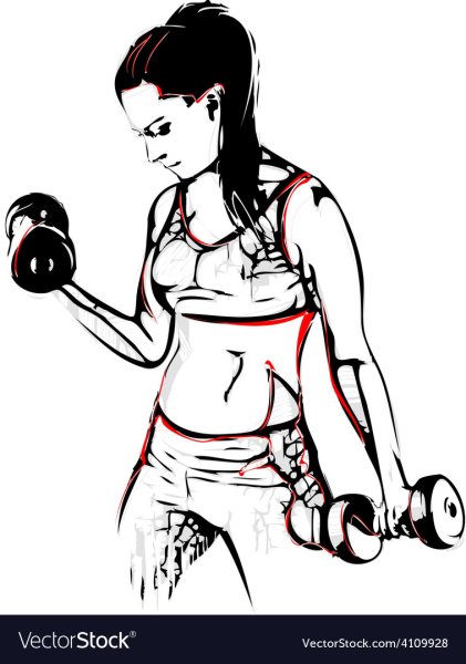 Фитнес рисунки