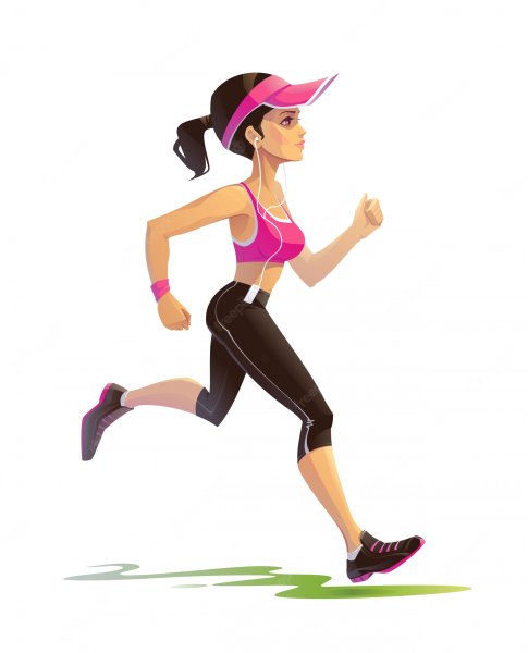 Бег мультяшные