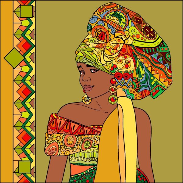 Этнические картины Африка