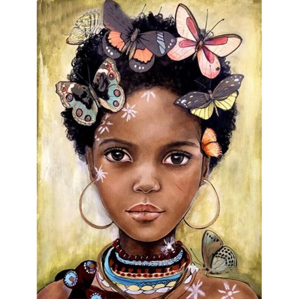 Картина африканка