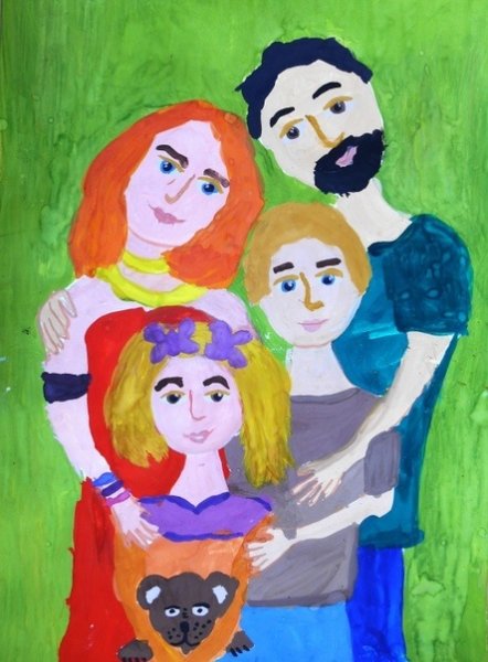 Рисунок моя семья