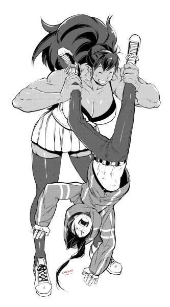 Доминирующие женщины рисунок