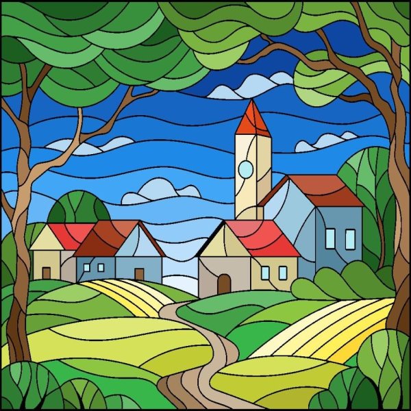 Декоративный пейзаж