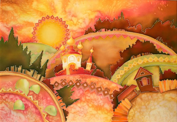 Турилова художник Владимир батик