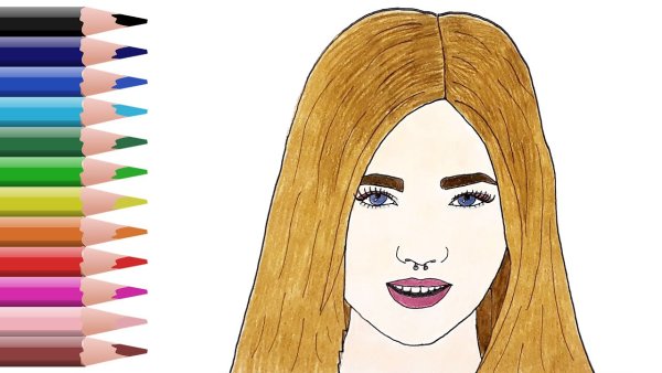 Как нарисовать Аню