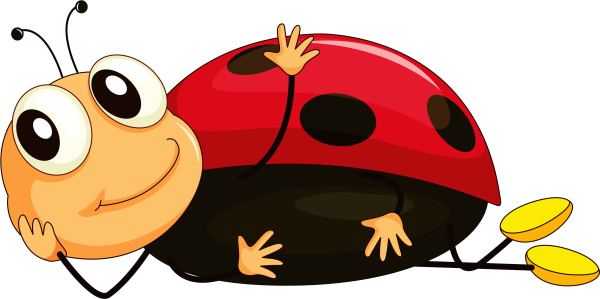 Божья коровка мультяшная