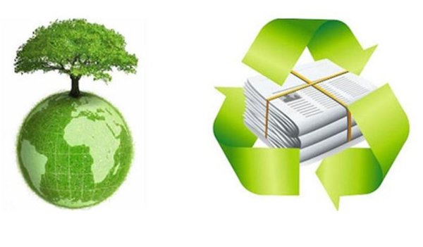 Макулатура значок