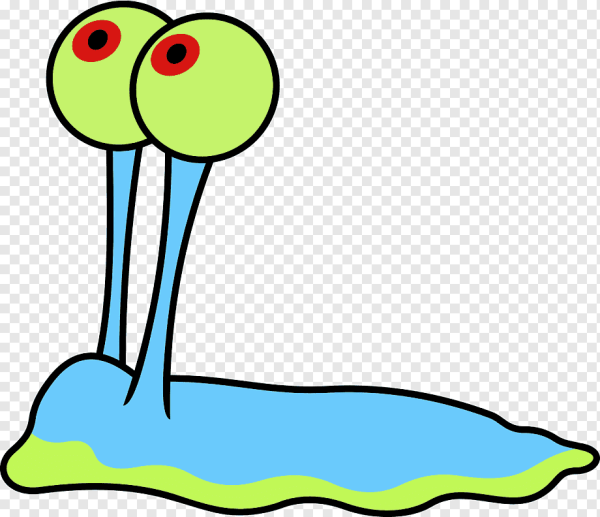 Слизняки мультяшные