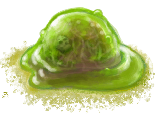 Зеленый СЛИЗЕНЬ