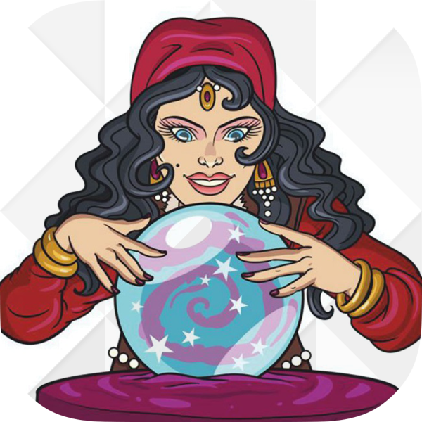 Колдунья с шаром