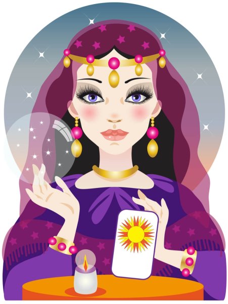 Гадалка арт