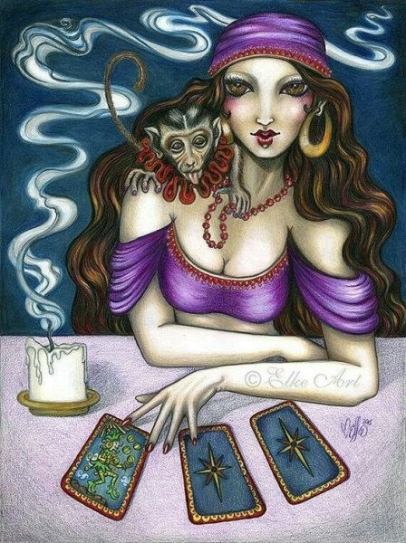 Цыганка с Таро