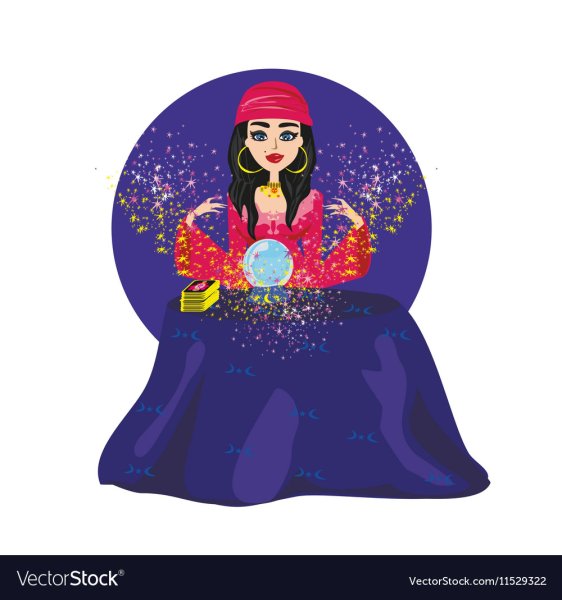 Гадалка рисунок