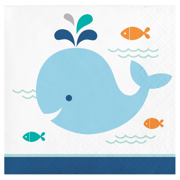 Цветной Китенок на бумаге для детей