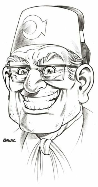 Раскраска Гравити Фолз Стэн