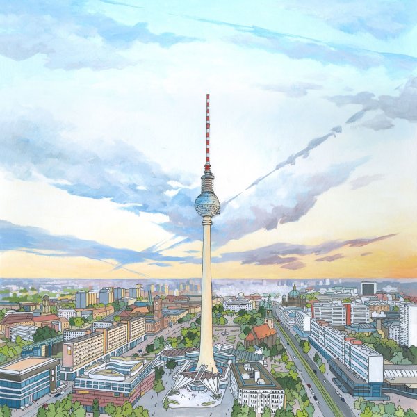 Телевышка Ташкент вектор