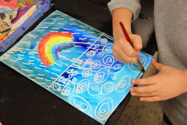 Нетрадиционное рисование акварелью