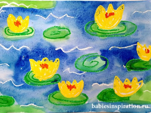 Рисование с детьми свеча