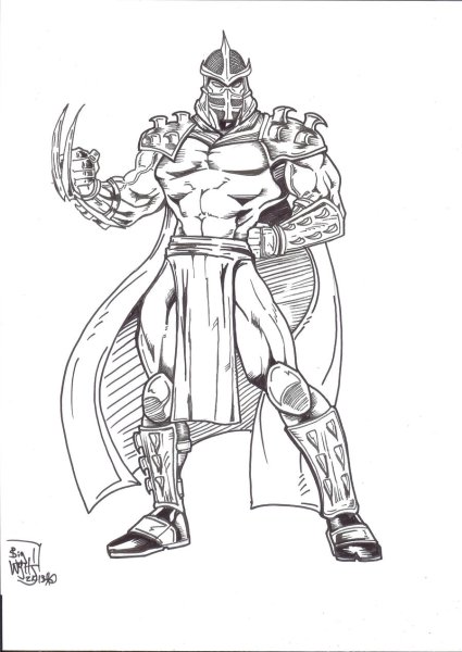 Шредер раскраска