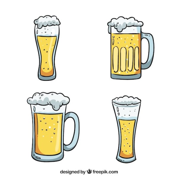 Пиво рисунок легкий